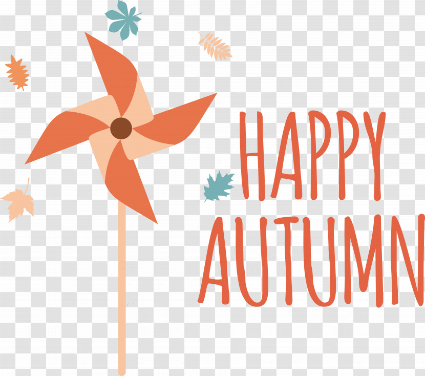 Autumn Cuteness Cartoon Flower Poster Transparent PNG