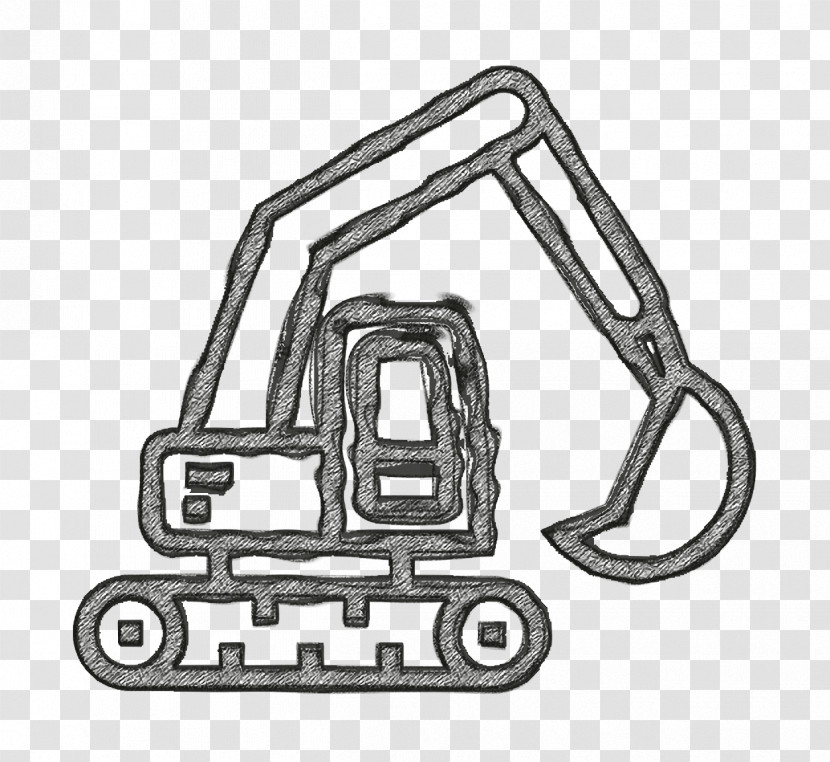 Excavator Icon Industry Icon Work Icon Transparent PNG