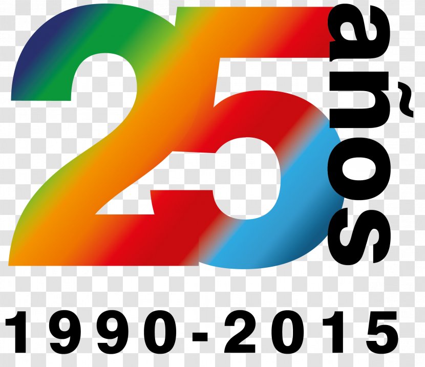 Logo Anniversary Brand Clip Art Product - Symbol - 25 Anos Transparent PNG