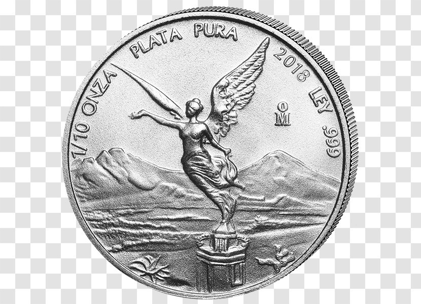 Mexican Mint Libertad Coin Silver Ounce - Peso Transparent PNG