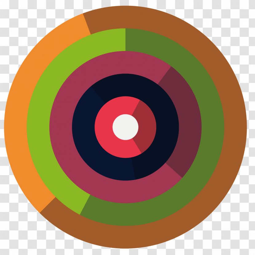 Graphic Design - Orange - Vector Target Shooting Transparent PNG