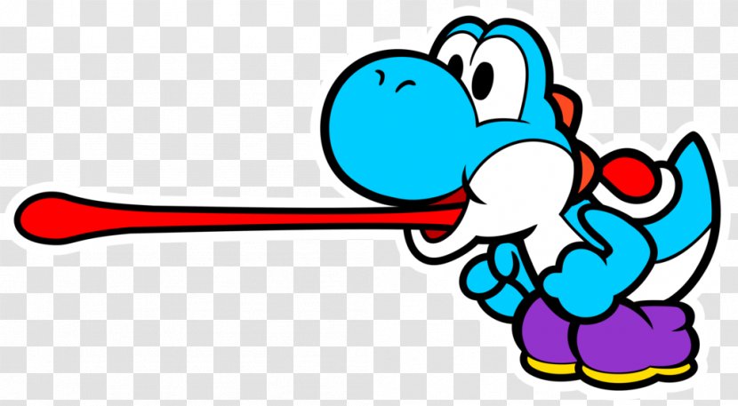 Mario & Yoshi Super World 2: Yoshi's Island DS Woolly Paper Mario: The Thousand-Year Door - Light Blue Vector Transparent PNG