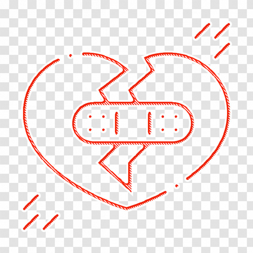 Hurt Icon Love Icon Broken Heart Icon Transparent PNG