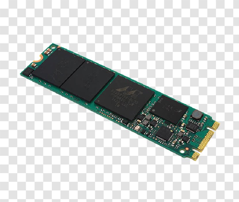 RAM Solid-state Drive M.2 Crucial Micron M600 Flash Memory - Io Card - Computer Transparent PNG