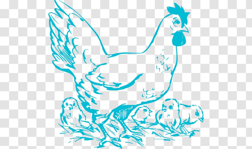 Clip Art Broiler Silkie Illustration - Animal Figure - Chicken Drawing Black Transparent PNG