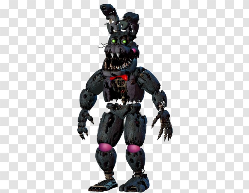 Five Nights At Freddy's 4 Nightmare Image Jump Scare Artist - Robot - Toy Bonnie Coloring Pages Transparent PNG
