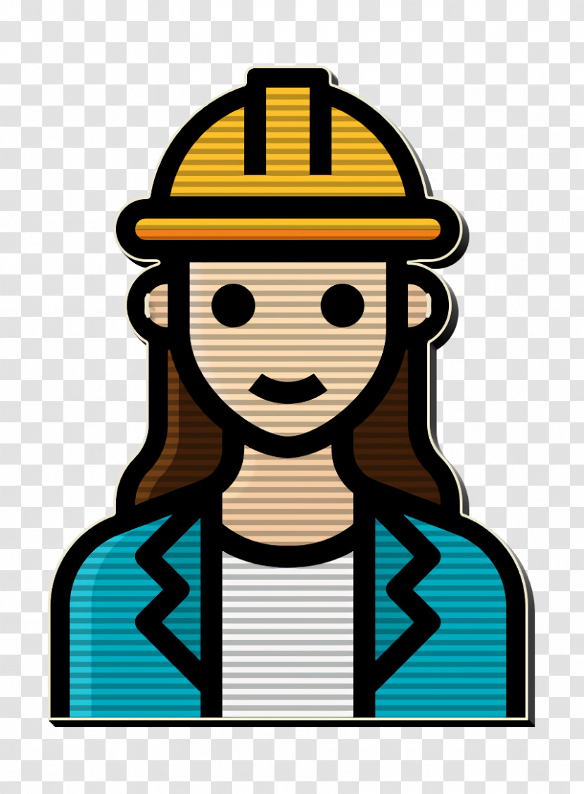 Occupation Woman Icon Architect Icon Transparent PNG