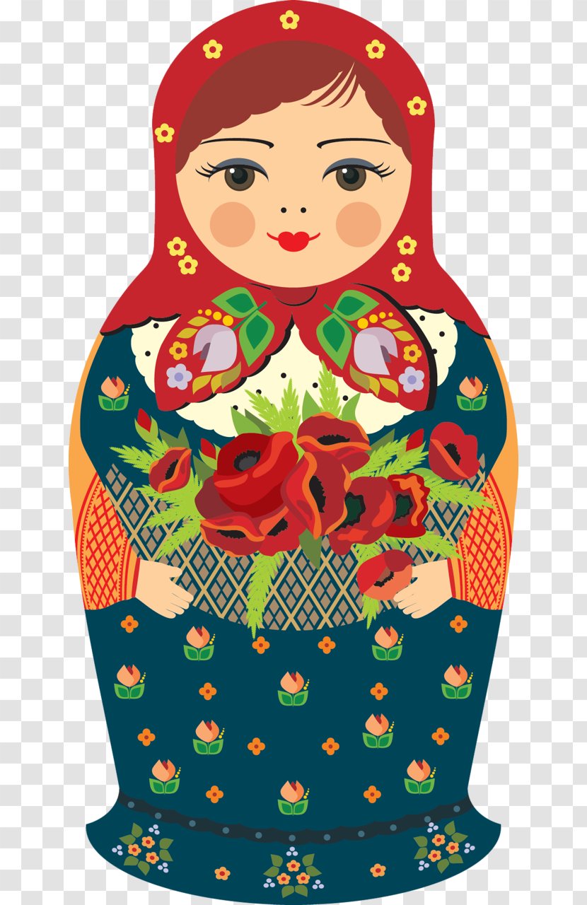 Russia Matryoshka Doll Clip Art - Christmas Ornament - Nest Transparent PNG