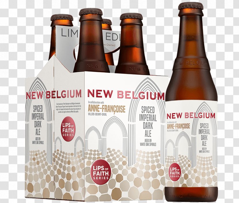 Ale New Belgium Brewing Company Beer Bottle Brewery - Dark Transparent PNG