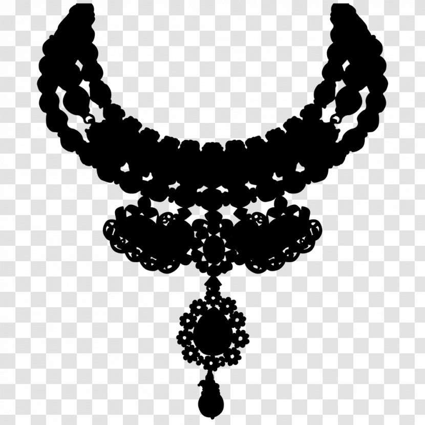 Necklace Bead Clip Art Jewellery - Silver - Earring Transparent PNG