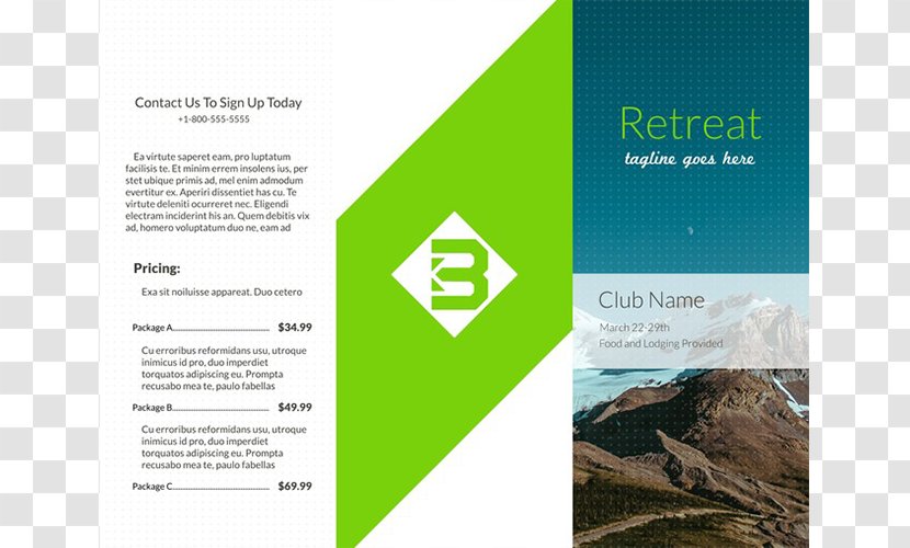 Marketing Brochure Template Information Adobe InDesign - Flyer Transparent PNG
