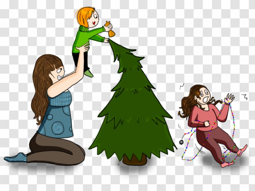 Christmas Tree Illustration Clip Art Day Ornament Transparent PNG