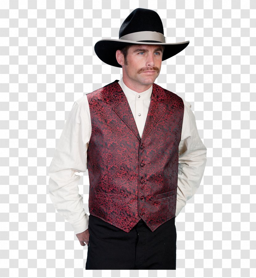 Gilets Western Wear Clothing Cowboy Tuxedo - Groom Vest Transparent PNG