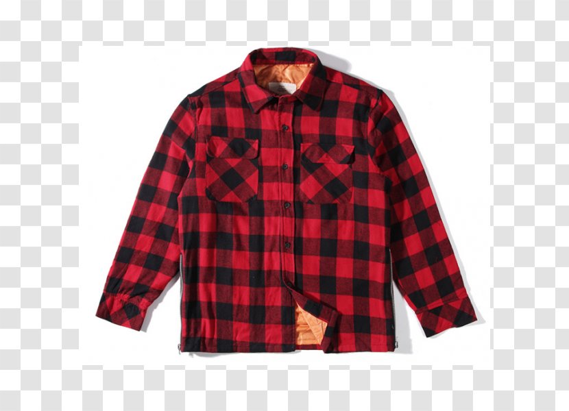 Long-sleeved T-shirt Flannel Transparent PNG