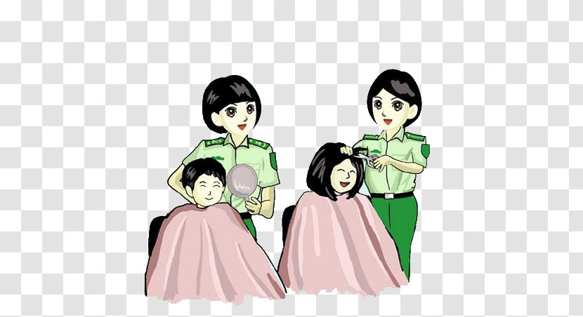 Hairstyle Hair Care Barber Hairdresser - Tree - Hairdressing Transparent PNG
