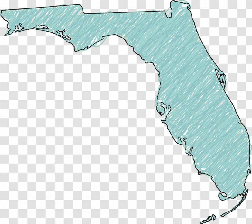 Florida Clip Art - Map - Fl Transparent PNG