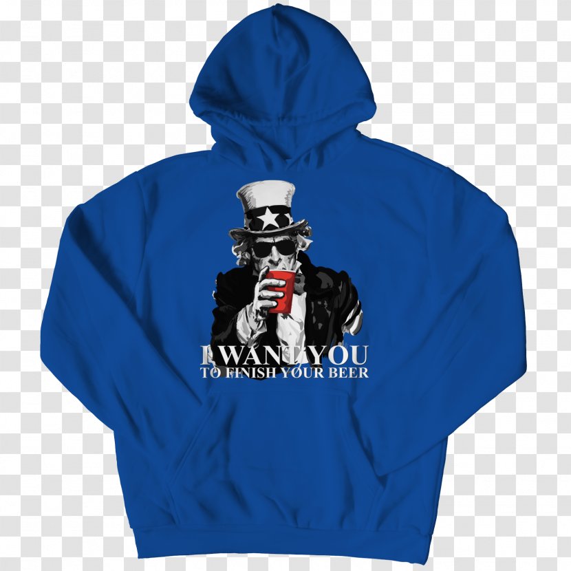 T-shirt United States Hoodie Unisex - Electric Blue Transparent PNG