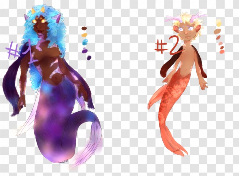 Mermaid Art Organism - Fictional Character Transparent PNG