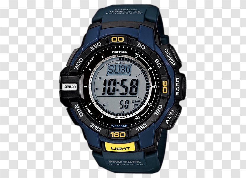 Casio PRO TREK PRG-600 Watch Digital Clock - Pro Trek Prg600 Transparent PNG