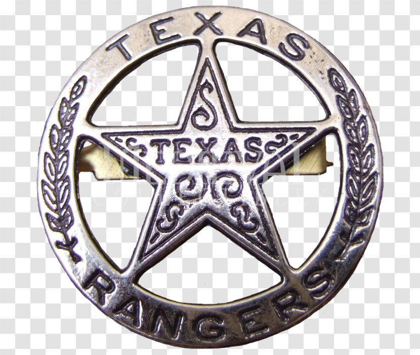 Texas Ranger Division American Frontier Badge Sheriff - Rim - Police Badges Pictures Transparent PNG