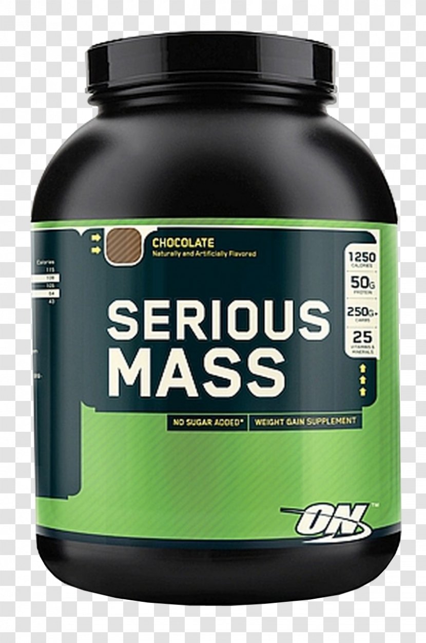 Dietary Supplement Optimum Nutrition Serious Mass Bodybuilding Whey Protein - Free Transparent PNG