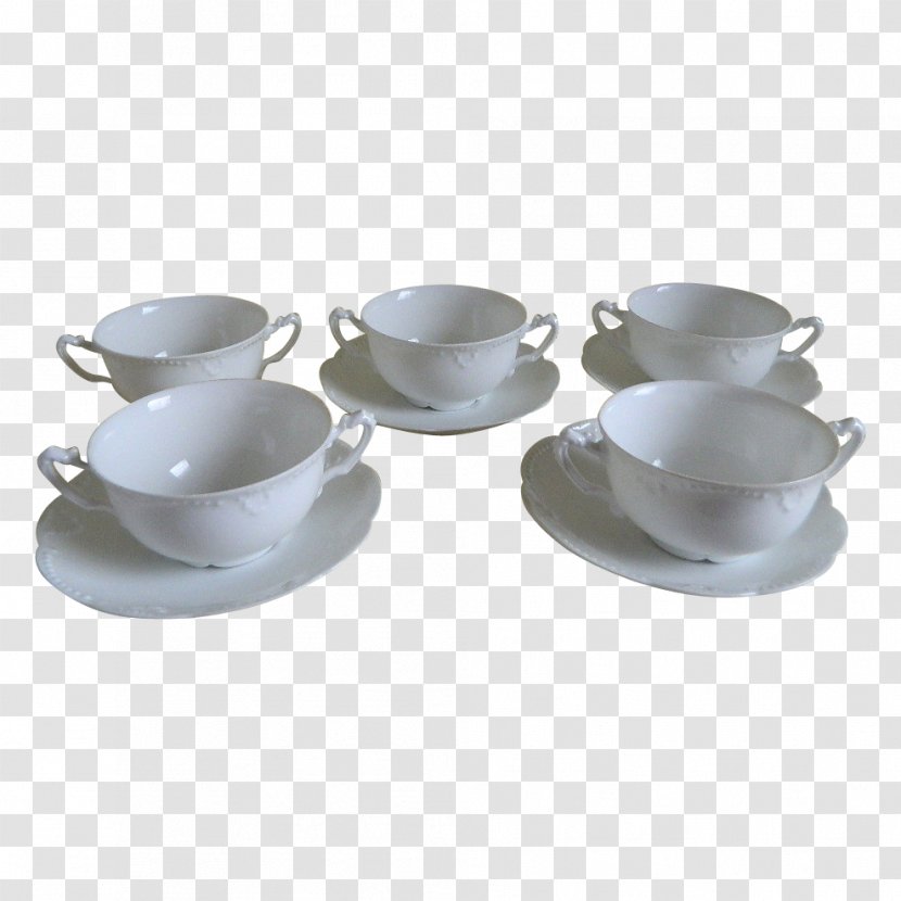 Coffee Cup Saucer Tableware Bowl - Limoges Transparent PNG