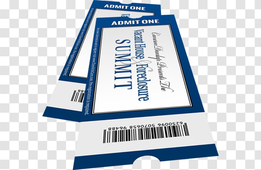 Paper Material House Foreclosure - Ticket Transparent PNG