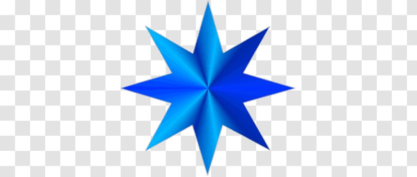 Star Of Ishtar Blue Clip Art - Green Transparent PNG