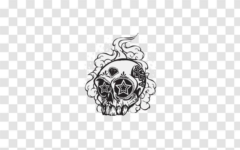 Calavera Skull Graffiti Drawing - Hiphop Transparent PNG