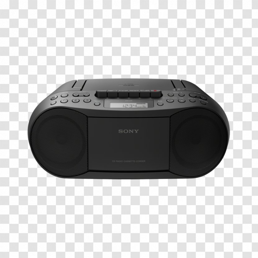 Portable CD Player Compact Disc Cassette Boombox - Deck - Audio Transparent PNG