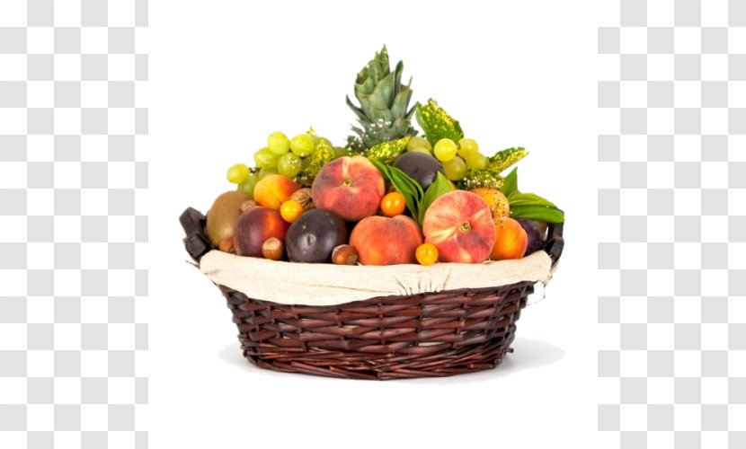 Basket Of Fruit Food Gift Baskets Vegetarian Cuisine - Flower Bouquet Transparent PNG
