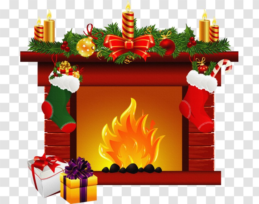 Clip Art Christmas Fireplace Openclipart Day - Decoration - Tree Transparent PNG