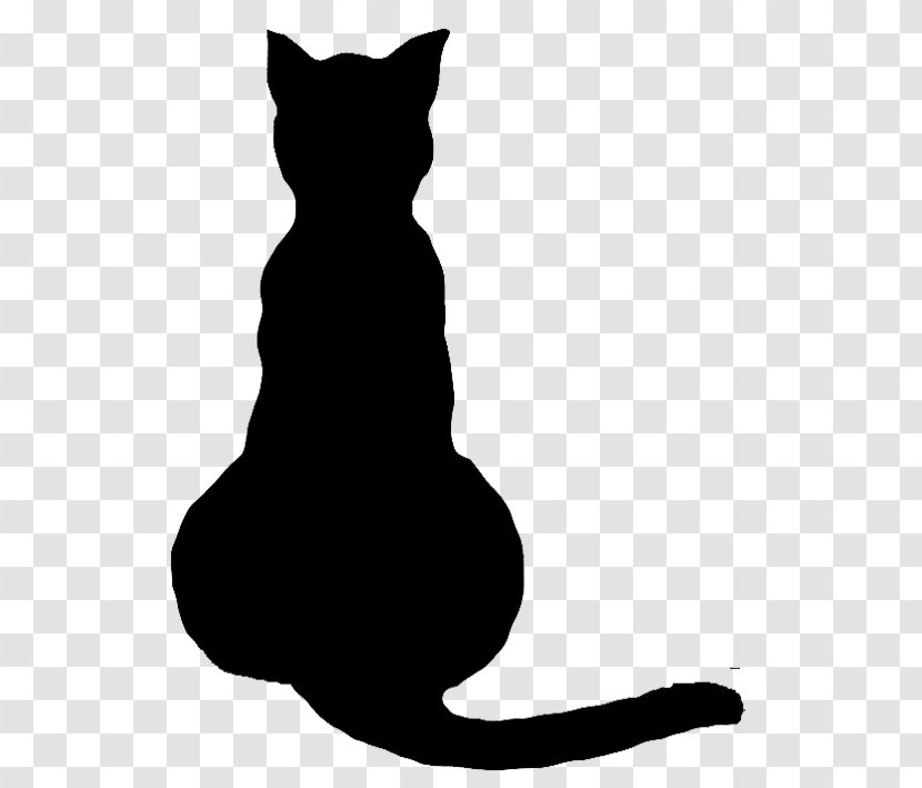 Cat Kitten Silhouette Clip Art - Whiskers Transparent PNG
