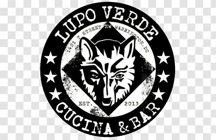 Lupo Verde Logo Restaurant Ragged Roots Italian Cuisine - Black - Coffee Toast Transparent PNG