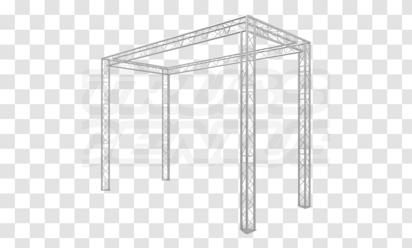 Truss Structure YouTube Angle - Furniture - Trade Show Transparent PNG