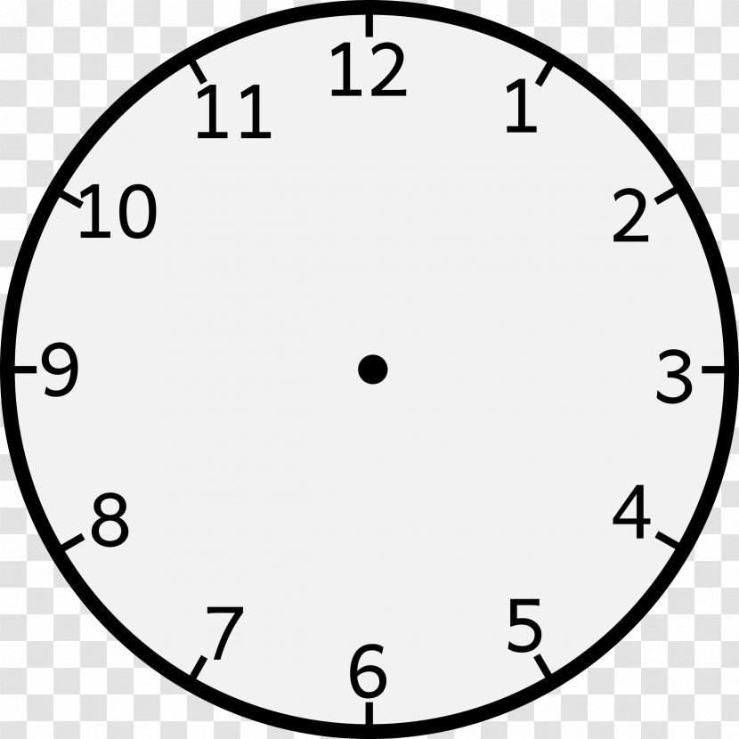 Clock Face Movement Alarm Clocks Clip Art - No Hands - Time Transparent PNG