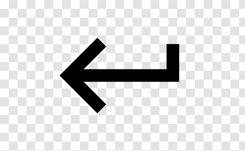 Computer Keyboard Enter Key Icon Design Symbol - Text Transparent PNG