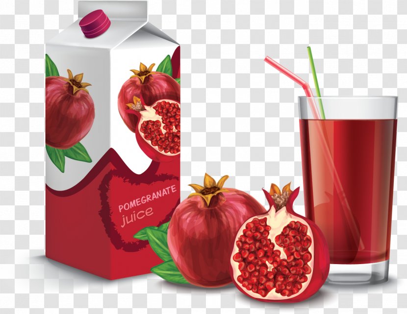 Pomegranate Juice Orange Fizzy Drinks - Apple Transparent PNG