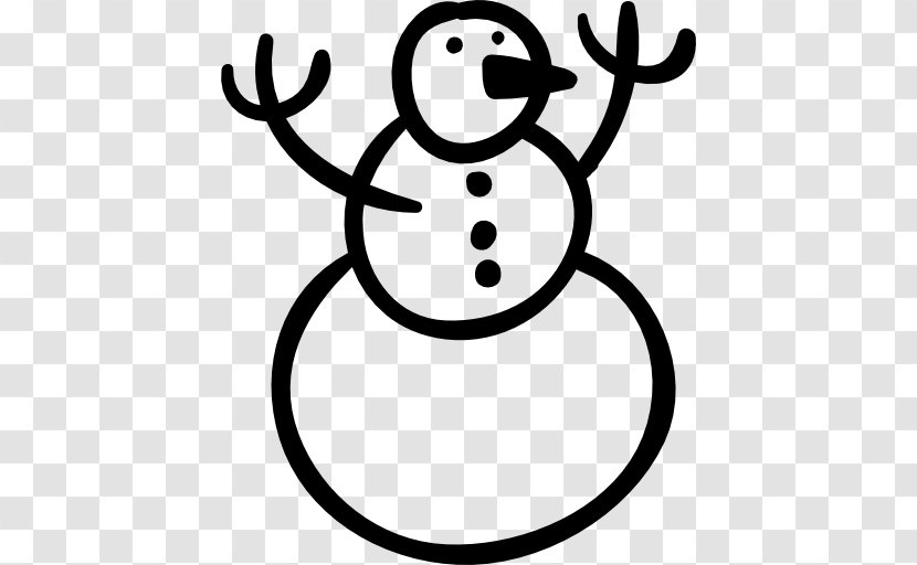 Clip Art - Line - Snowman Transparent PNG