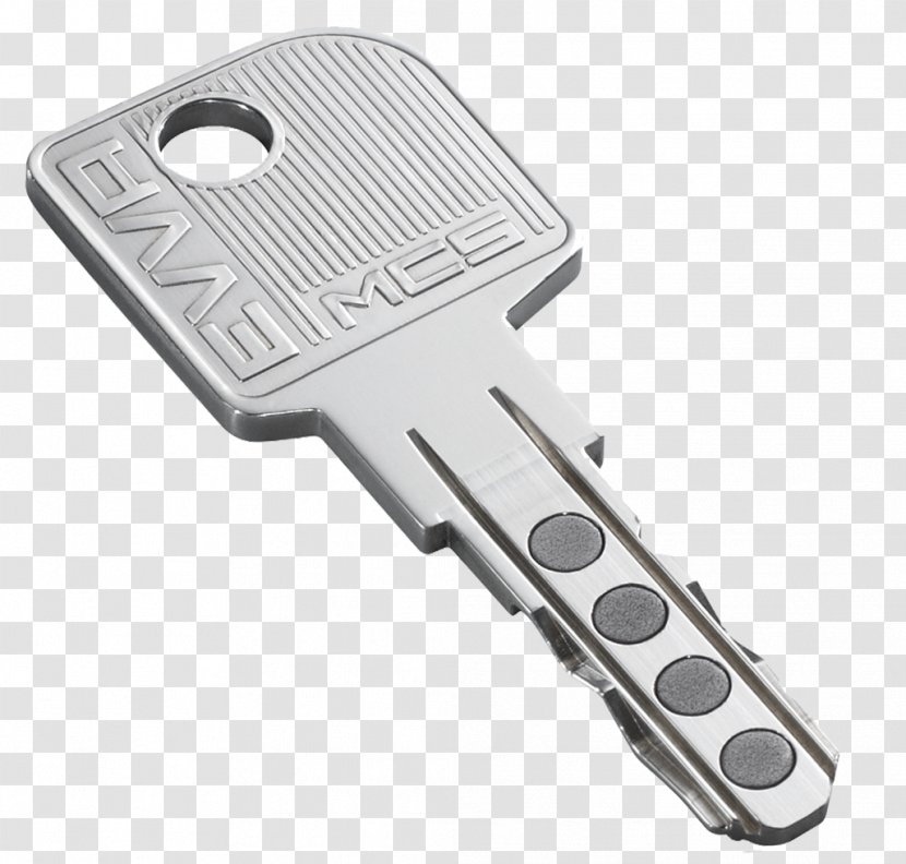 Key Lock Door Security Costruzioni Italiane Serrature E Affini - Hardware Accessory Transparent PNG