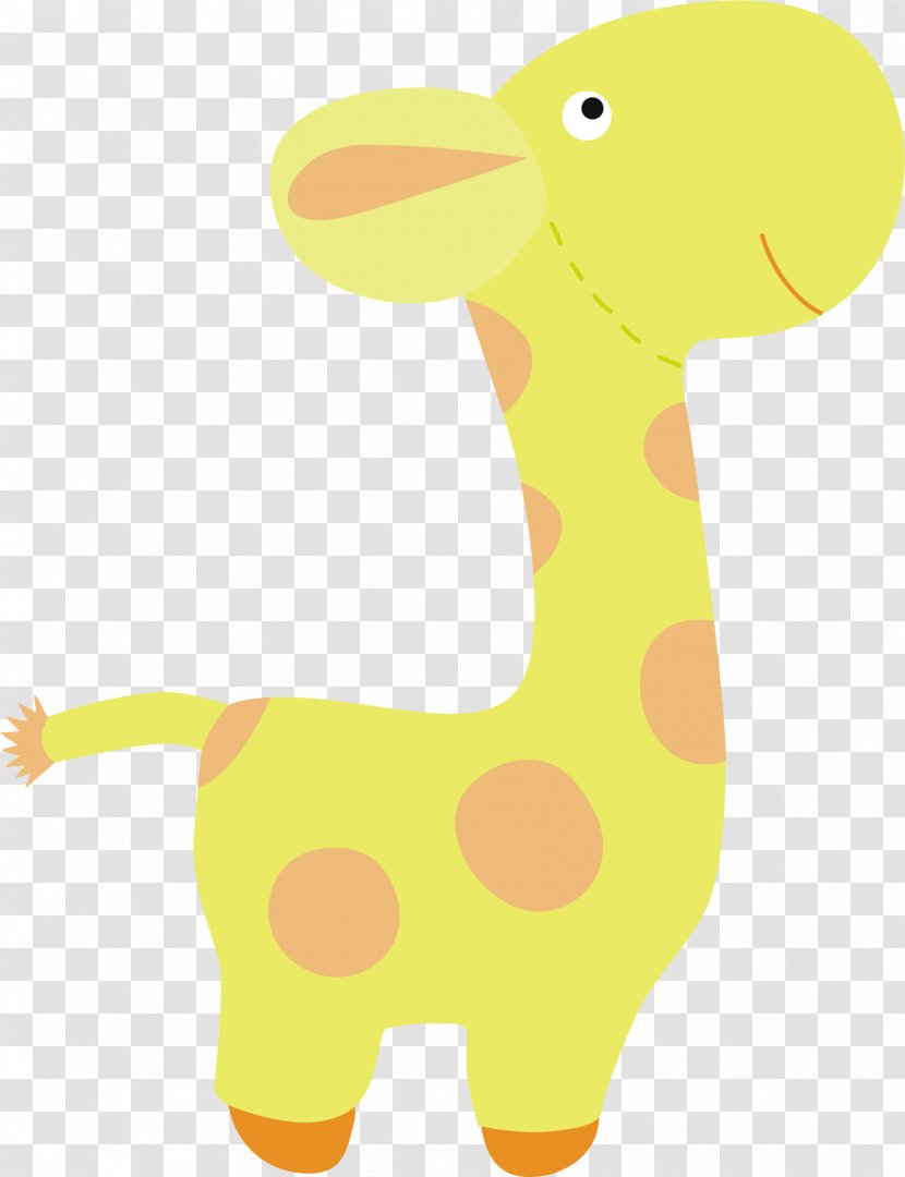 Northern Giraffe Clip Art - Vector Transparent PNG
