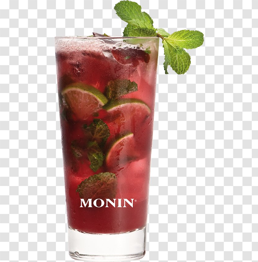 Mojito Sea Breeze Cocktail Garnish Woo - Cuba Libre - Strawberry Transparent PNG