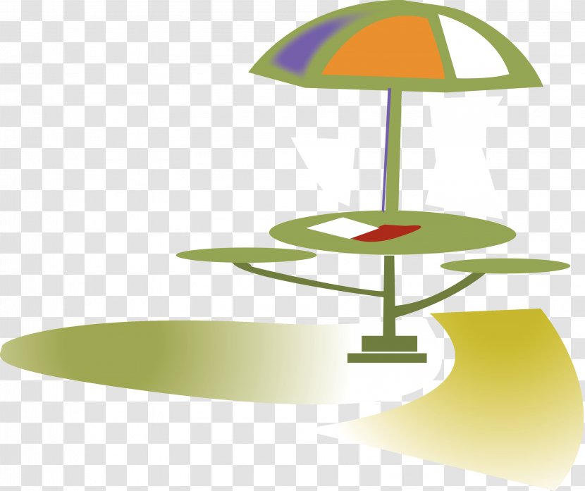 Clip Art Vector Graphics - Table Umbrella Transparent PNG