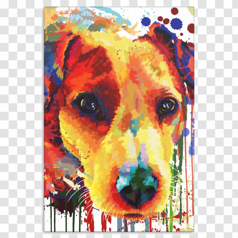 Painting Jack Russell Terrier Canvas Gallery Wrap Art Transparent PNG