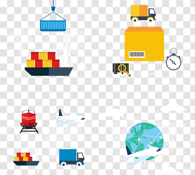 Air Transportation Ship - Technology - Global Transport Illustrator Vector Material Download Transparent PNG