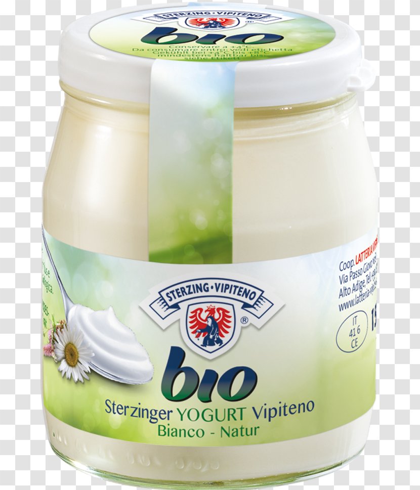 Sterzing Crème Fraîche Latteria Vipiteno Milk Yoghurt - Streptococcus Thermophilus - Burro Transparent PNG