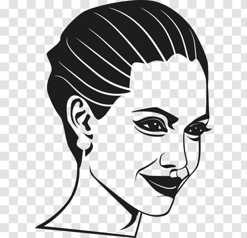 Angelina Jolie Drawing Clip Art - Watercolor Transparent PNG