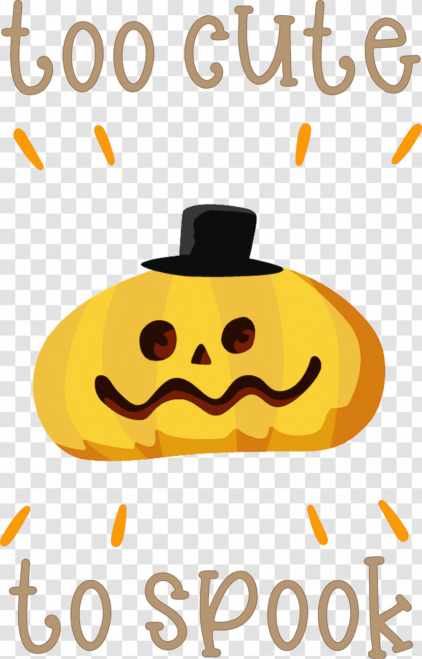 Halloween Too Cute To Spook Spook Transparent PNG