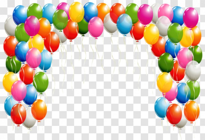 Balloon Arch Clip Art Image - Birthday Transparent PNG