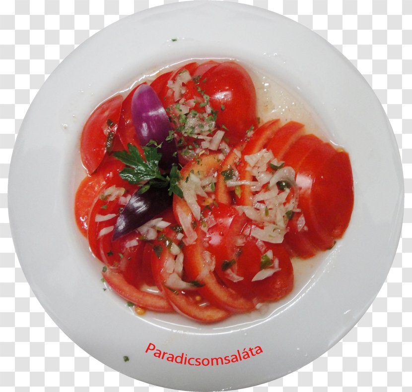 Carpaccio Tomato Recipe Dish Garnish - Vegetable Transparent PNG